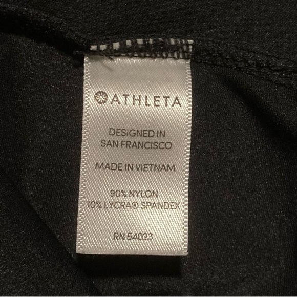 Athleta Asymmetrical Tee | Size S | Nylon & Spandex | Short Sleeve | Relaxed Fit - Picture 3 of 5